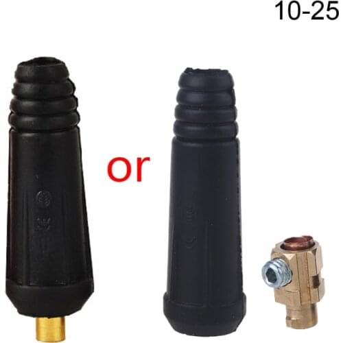 Europe Welder Quick Fitting Male Cable Connector Socket DKJ 10-25 50-70 Plug Adaptor Female Insert Welding Machine Q84D