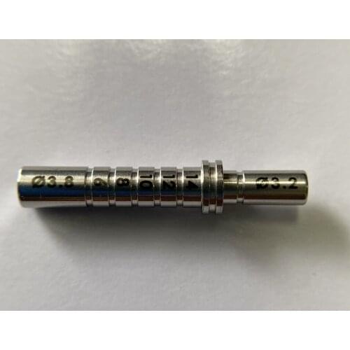 Φ3.2-φ3.8 Dental Depth Gauge Balance Bar Parallel Pin Double Head For Implant Lab Tool