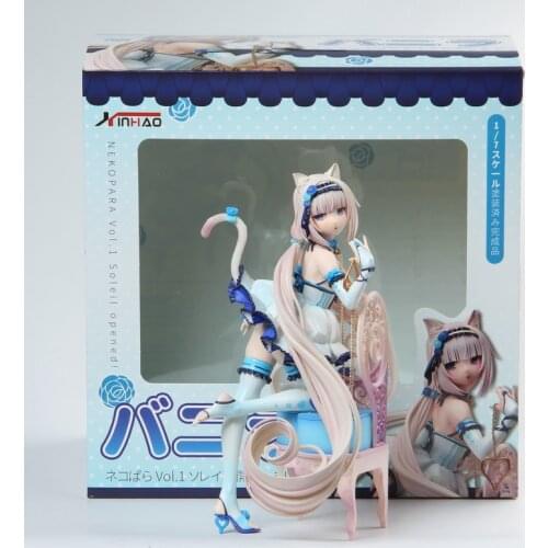 INFO-MSG NEKOPARA Vol.1 Soleil Opened! Vanilla Hentai Anime Action Figure PVC 1/7 Complete Statue Adult Figure Hentai Model Toy