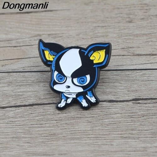 K622 Cartoon Anime Jewelry Dog Pins Metal Brooches and Pins Enamel Pin for Backpack Badge Brooch T-shirt Collar Jewelry Gifts