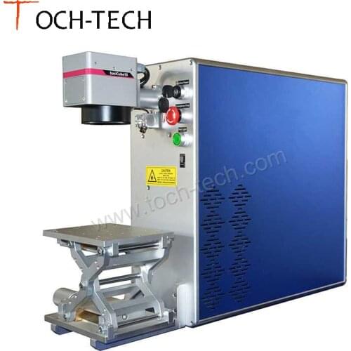 Desktop 20W Mopa Fiber Laser Pattern Logo Letter Marking Machine For Jewellery Ring