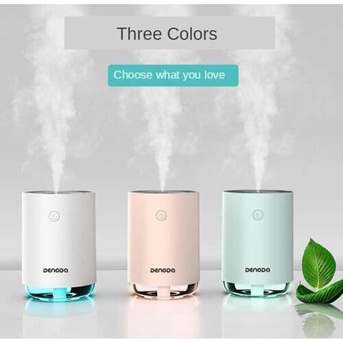 Portable Mini Humidifier USB Personal Desktop Humidifier for Baby Bedroom Whisper Quiet Operation