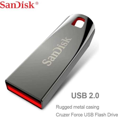 SanDisk USB 2.0 Flash Drive CZ71 Mini Pendrive 8GB/16GB/32GB/64GB High Speed Memory Stick Pen Drive U Disk Storage Device For PC