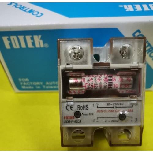 SCR-F-40LA New original Taiwan FOTEK SCR module solid state relay