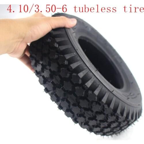 Scooter Tires 6" Lawn Mower/Snow&Mud Tyre 4.10/3.50-6 Brand Tyre for 6*3.25 Wheel Rim (Scooter Parts & Accessories)