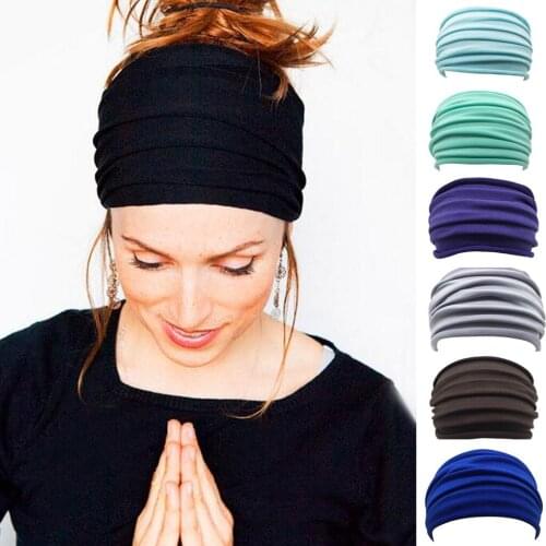 Yoga Sports Folding Headband Unisex Fashion Leisure Yoga Dance Wild Headscarf Sweat-absorbent Sports Fitness Headband