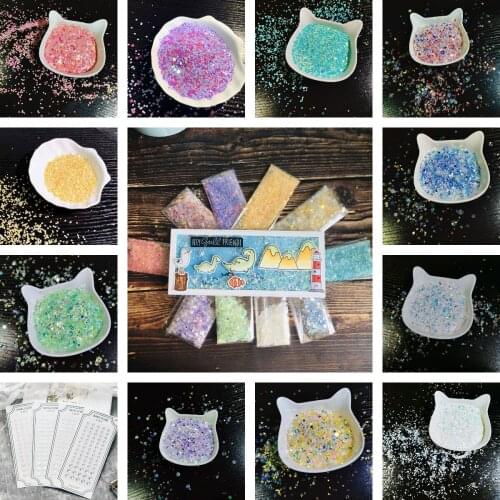 Sprinkles Iridescent Bubbles White Shake Card Accessories Cutting Dies and stamps DIY Scrapbooking Card Stencil Paper Cards New
