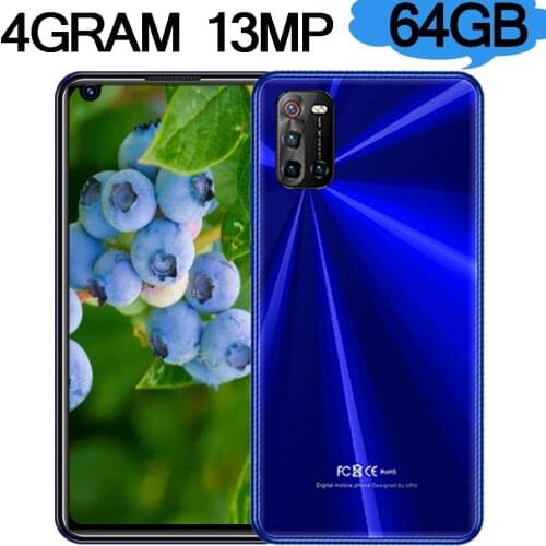 Smartphones 5ilite 6.72inch Screen 4G RAM+64G ROM 8MP+13MP HD Front/Back Camera Android Mobile Phones Celuars Face ID Unlocked
