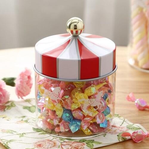 Glass Sealed Storage Bottle Kitchen Storage Box Candy Sealed Storage Jar Tea Canister Dried Fruit and Multigrain Storage Bottle