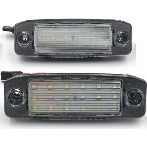 LED Number Plate Lights Lamp Bulb For Hyundai Sonata YF 10MY GF 10 White License Plate Lights For Kia Sportage