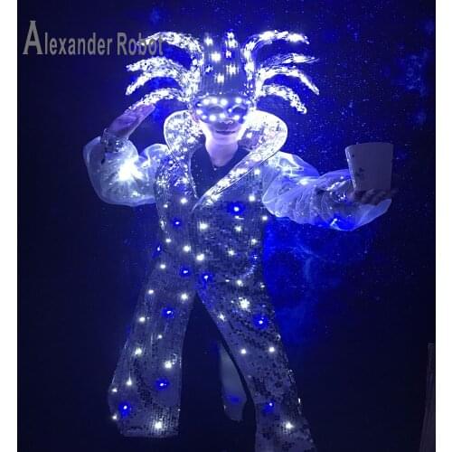 Lluminated robot suit / lluminated LED /light up dress/luminous costume Picture