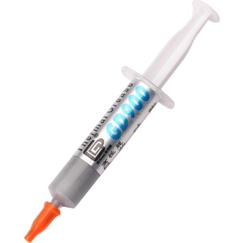High Performance GD900 Gray Thermal Conductive Grease Paste Silicone Plaster Heat Sink Compound Net Weight 7 Grams For CPU