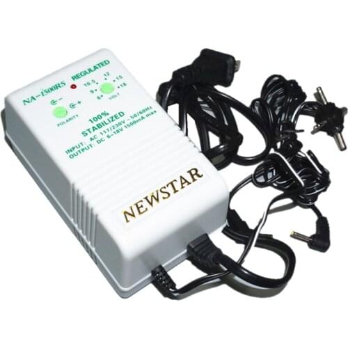 Adjustable voltage DC power transformer 6V9V10.5V12V15V18V Adjustable DC power supply 1.5A