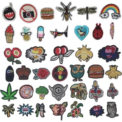 Animal embroidery exquisite pattern badge can be sewn and ironed childrens jeans jacket DIY clothing accessories 1PCS for sale