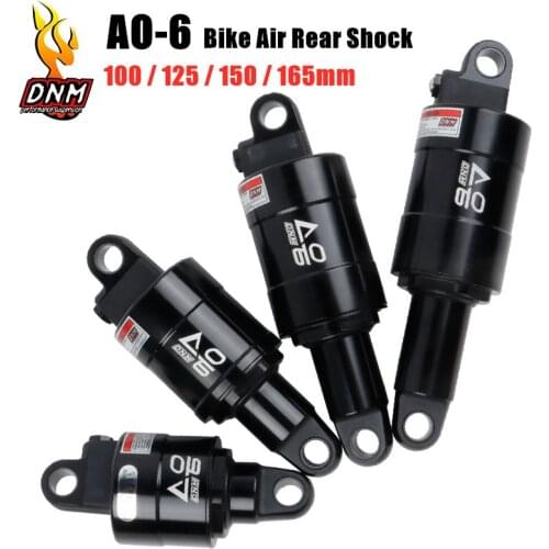 DNM AO-6 MTB bicycle Air Rear Shock absorbers 100mm 125mm 150mm 165mm mountain bike folding bike rear shock absorber After Bile