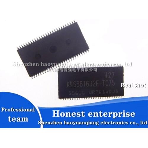 100% K4S561632E-TC75 TSOP54 memory cache chip imported original K4S561632E-TC75