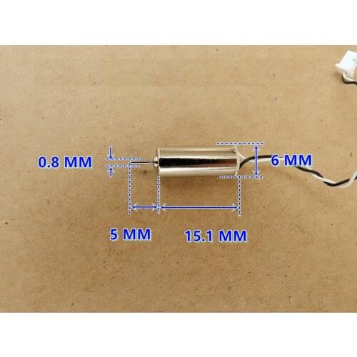 100PCS DC 4.2V 52000RPM 6*15MM micro coreless motor with plastic gear Toys / models / DIY Accessories motor