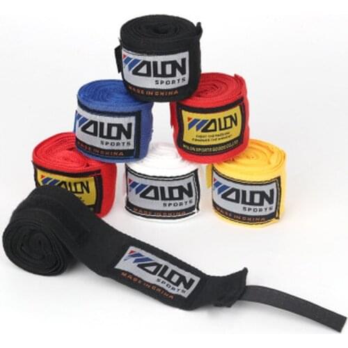 2 Rolls 1.5M Cotton Boxing Sports Strap Kick Boxing Bandage Sanda Muay Thai Karate MMA Taekwondo Hand Gloves Wraps Boxer Fitness