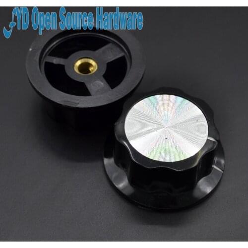 5pcs MF-A05 A05 potentiometer Bakelite potentiometer knob aluminum cap bakelite