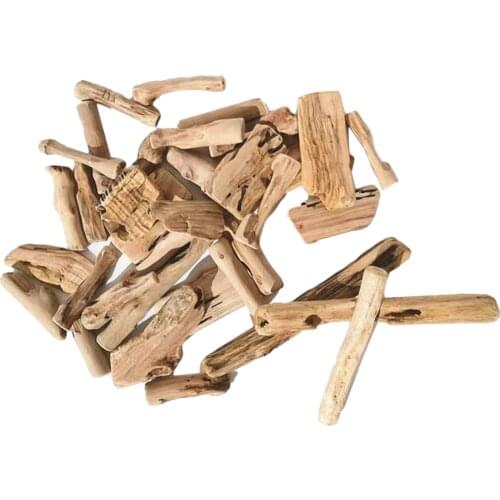 50x Assorted Driftwood Log Pieces DIY Craft Embellishments Aquarium Decor