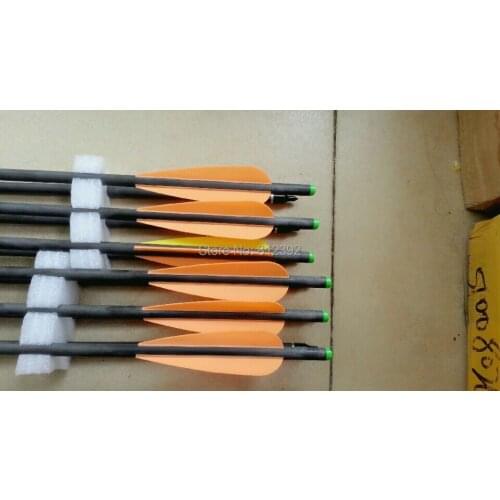 Free shipping archery hunting 100% carbon fiber crossbow arrow 18 inches length 12pieces/lot