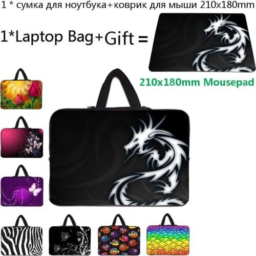 Mens Vogue Laptop Sleeve Chromebook PC Case With 21x18cm Gaming Mousepad For Acer Aspire Samsung 14 13 10 12 17 15 Notebook Bags