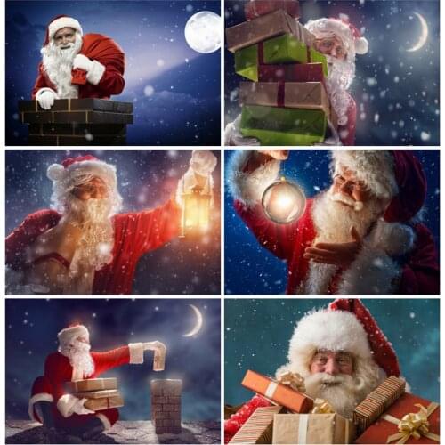 EverShine Diamond Mosaic Santa Claus Rhinestones Art Diamond Painting Cartoon Cross Stitch Hobby Gift Decoration For Home