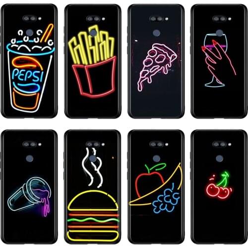 Fluorescent Food For LG K22 K71 K61 K51S K41S K30 K20 2019 Q60 V60 V50 V40 V35 V30 G8 G8S G8X ThinQ Phone Case