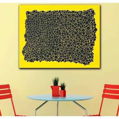 Print Oil Painting Wall Painting Yayoi Kusama The Return to Eternity Wall Art Picture For Living Room Canvas Painting Unframed