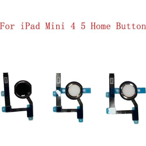 Home Button with Flex Cable Ribbon Assembly For iPad Mini 5 Mini 2019 A2126 A2124 A2133 Mini 4 2015 Home Button