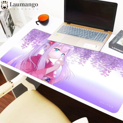 Sagiri Izumi Mouse Pads Anime Deskmat Pad Gamer Sexy Mousepad Kawaii Desk Protector Mat Table Xxl Company Cute Custom Mausepad