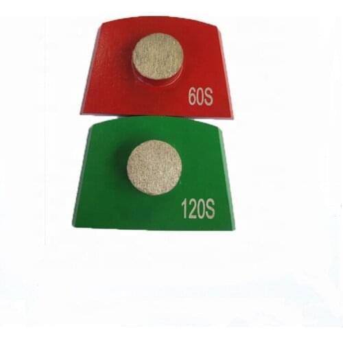 GT10 Lavina Concrete Grinding Block Diamond Grinding Pads with Single Round Segment for Concrete Terrazzo Floor 12PCS