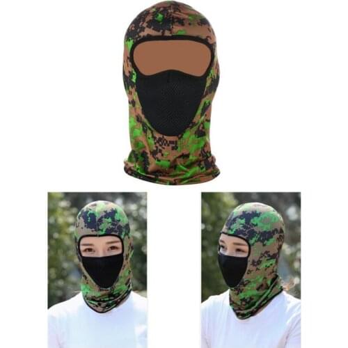 Summer Cycling Face Mask Ski Thin Breathable Windproof Outdoor Full Face Mask Neck Ultra Protecting Scalf