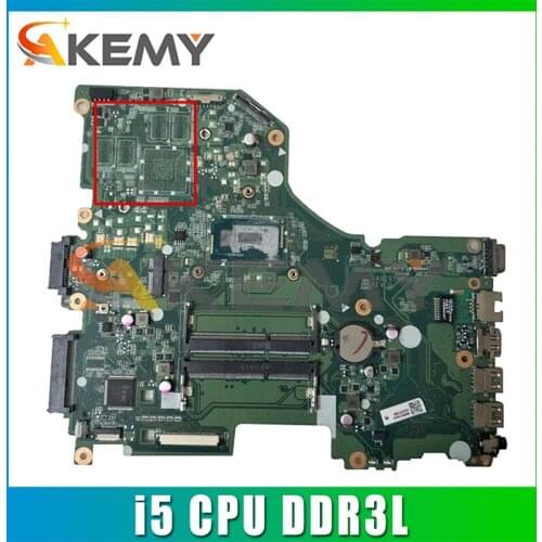 NBMVH11001 For Acer Aspire E5-573 E5-573G Laptop Laptop Motherboard DA0ZRTMB6D0 With Intel i5 CPU DDR3L 100% Fully Tested
