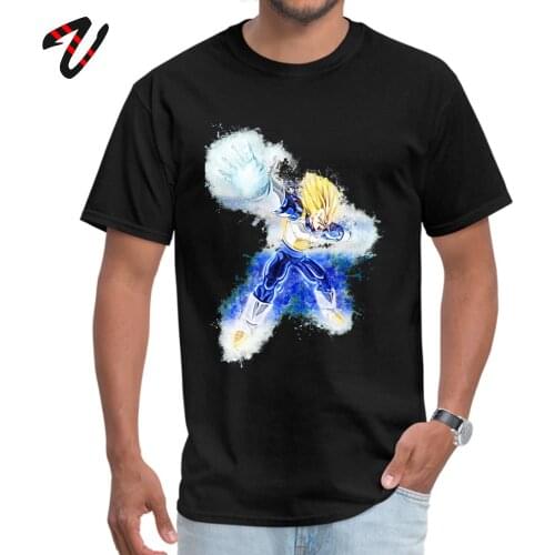 Men 2019 Fashion Printed Tops Tees O-Neck Summer Autumn All Cotton Top T-shirts Street Napoli My Hero Academia Vegeta T-shirts
