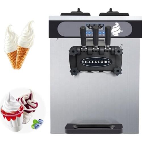New Commercial Fully Automatic Stainless Steel Rapid Cooling Sweet Cone Ice Cream Machine