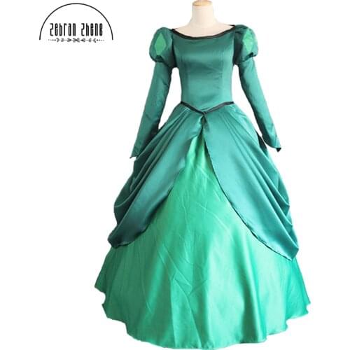 New Arriva Ariel Princess Dress Cosplay Costume Fashion Dress For Women Halloween Party Custom-Made