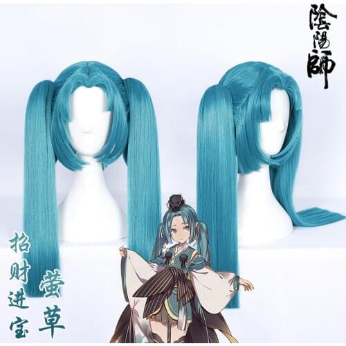 Hot game Onmyoji Yingcao Firefly cosplay props wigs for Halloween Christmas Party Masquerade Anime Shows cosplay performance