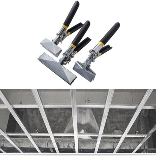 Sheet Metal Bending Pliers Hand Seamer Wide Jaw Straight 80mm/Elbow 80mm/Straight 150mm Tools for Welding Clamps
