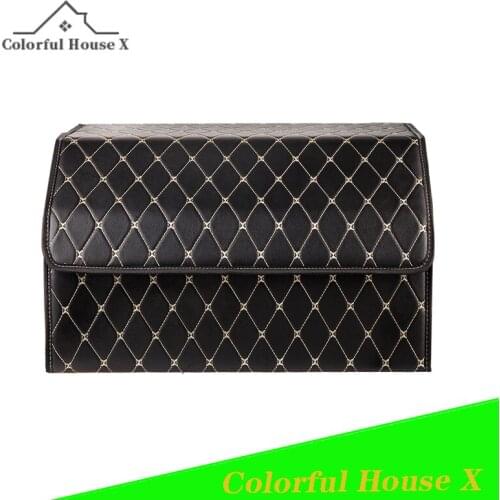 Foldable Car Storage Box For Traveling Things For The Home Organizer For Small Substance High Capacity Garner Container A box