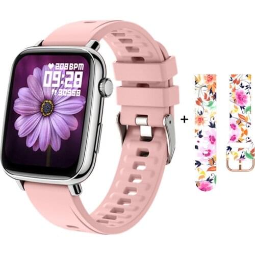 Smart Fitness Tracker Watch IPX7 Waterproof Smart Womens Watches DIY Watchface Female Menstrual Monitor For iPhone Huawei Xiaom