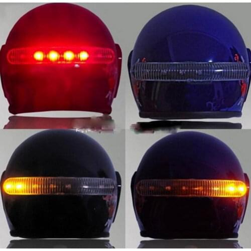 Universal motocross 8 LED 2.4G Wireless Universal Moto Brake Turn Signal Light Warning Light Helmet Lamp Motorcycle Accessories