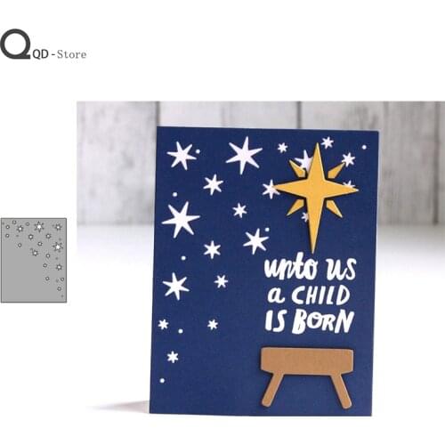 Stars Background Model Cutting Dies Stamps Dies Scrapbooking Mold Cut Handmade Tools DIY Craft Decoration 2021 New Metal Dies