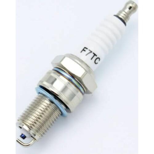 1Pc Motorcycle Ignition start F7TC spark plug gasoline engine Power gasoline micro tillage agricultural machinery Spark Plug