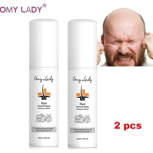 120ML OMY LADY Anti Hair Loss Hair Growth Spray Essential Oil Liquid For Men Women Dry Hair Regeneration RepairHair Loss Product