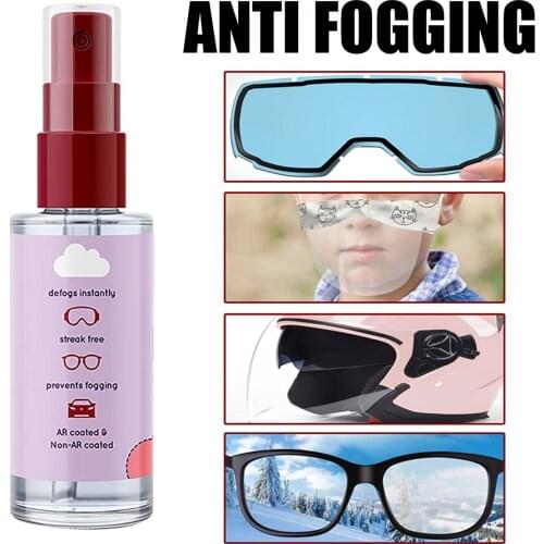60ml/120ml Car Antifogging Agent Anti-Fog Spray Prevents Windows Cleaner Glass Car For Glass Mirrors Window Fogging Glasses