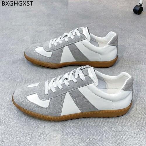 White Men Sneakers Luxury Brand Sport Shoes Men Designer Leather Casual Shoes for Man 2021 Zapatillas De Hombre Chaussure Homme