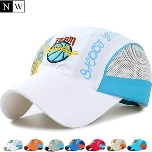 [NORTHWOOD] Kids Baseball Cap Snapbacks Hat Summer Quick-Drying Sun Baseball Hat Boy Girl Gorras Hip Hop Children Size 52-54cm