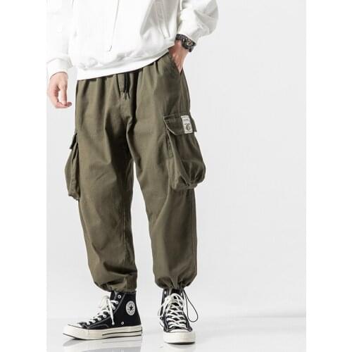 Stree Twear Cargo Pants 2010 Sweatpants Men Hip Hop Black Joggers Pants Baggy Harajuku