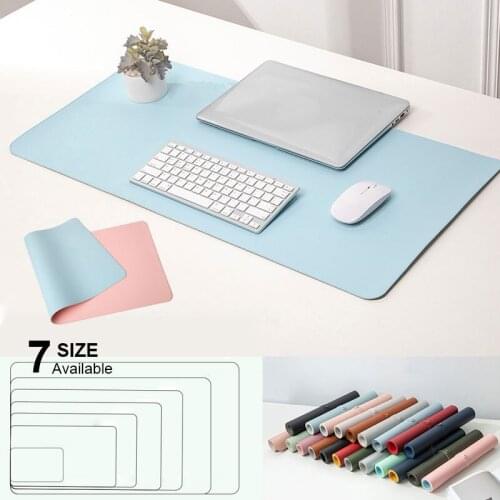 YuBeter Mouse Pad Double-side Large XXL Computer Mousepad Keyboard Cushion Anti-slip Waterproof PU Leather Office Table Desk Mat
